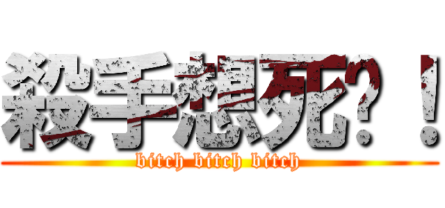 殺手想死吧！ (bitch bitch bitch)
