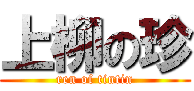 上柳の珍 (ren of tintin)