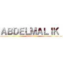ＡＢＤＥＬＭＡＬＩＫ  (Abdelmalik)