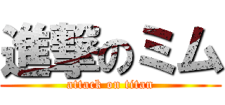 進撃のミム (attack on titan)