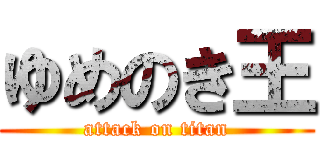 ゆめのき王 (attack on titan)