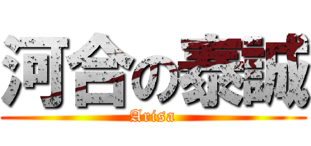 河合の泰誠 (Arisa)