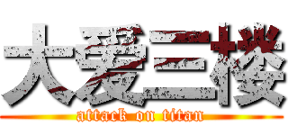 大爱三楼 (attack on titan)