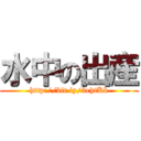 水中の出産 (http://bit.ly/3ehtKk)