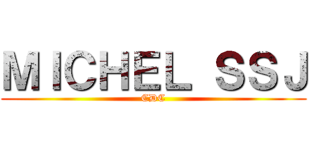 ＭＩＣＨＥＬ ＳＳＪ (CDC)