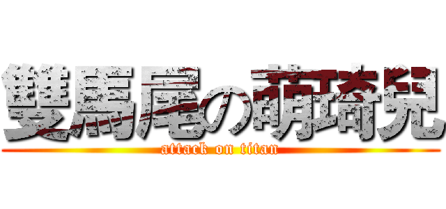 雙馬尾の萌琦兒 (attack on titan)