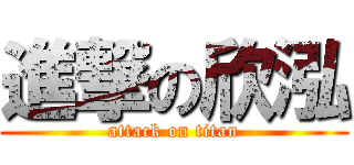 進撃の欣泓 (attack on titan)