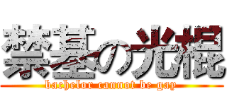 禁基の光棍 (bachelor cannot be gay)