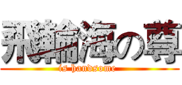 飛輪海の尊 (is handsome )