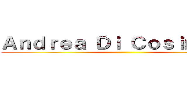 Ａｎｄｒｅａ Ｄｉ Ｃｏｓｉｍｏ ２Ｉ ()