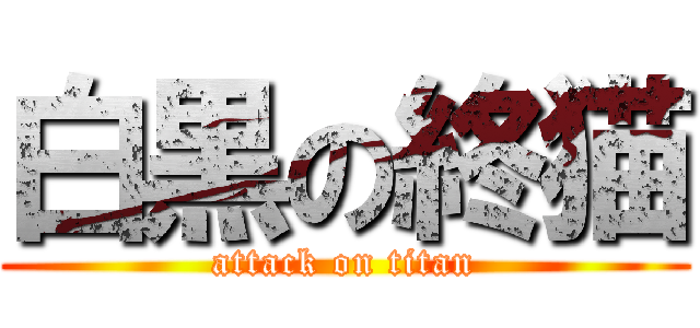 白黒の終猫 (attack on titan)