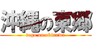 沖縄の東郷 (togo on okinawa)