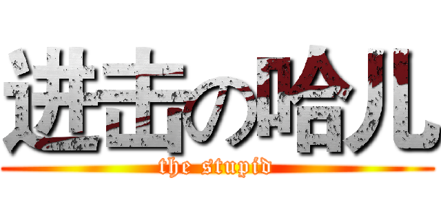 进击の哈儿 (the stupid)