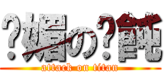 嫵媚の餛飩 (attack on titan)