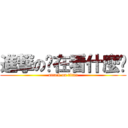 進撃の你在看什麼啦 (attack on titan)