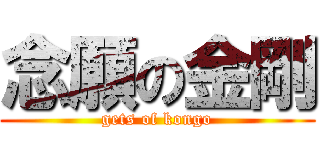 念願の金剛 (gets of kongo)