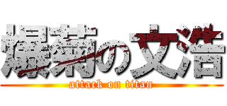 爆菊の文浩 (attack on titan)