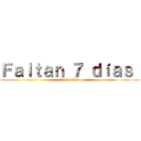 Ｆａｌｔａｎ ７ ｄíａｓ  (Víctor Val)