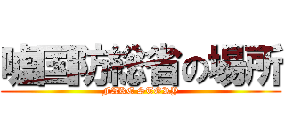 嘘国防総省の場所 (FAKE STORY)