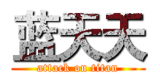 蓝天天 (attack on titan)