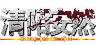 清陌安然 (Kung hei fat choi)