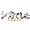 シカでした (It was a deer)