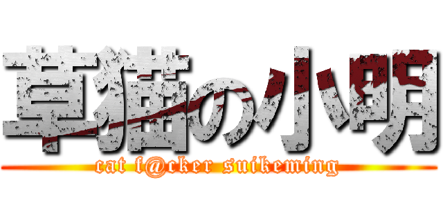 草猫の小明 (cat f@cker suikeming)