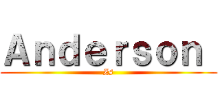 Ａｎｄｅｒｓｏｎ  (Zs)