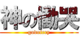 神の慟哭 (godofcry)