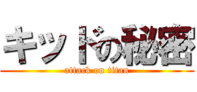 キッドの秘密 (attack on titan)