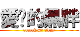 愛你的黑胖 (attack on titan)