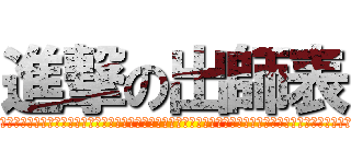 進撃の出師表 (attack on 臣亮言：先帝創業未半，而中道崩殂。今天下三分，益州疲弊，此誠危急存亡之秋也。然侍衛之臣，不懈於內；忠志之士，忘身於外者，蓋追先帝之殊遇，欲報之於陛下也。誠宜開張聖聽，以光先帝遺德，恢弘志士之氣；不宜妄自菲薄，引喻失義，以塞忠諫之路也。宮中府中，俱為體，陟罰臧否，不宜異同。若有作姦犯科，及為忠善者，宜付有司，論其刑賞，以昭陛下平明之治，不宜篇私，使內外異法也。侍中、侍郎郭攸之、費褘、董允等，此皆良實，志慮忠純，是以先帝簡拔以遺陛下。愚以為宮中之事，事無大小，悉以咨之，然後施行，必能裨補闕漏，有所廣益。將軍向寵，性行淑均，曉暢軍事，試用於昔日，先帝稱之曰「能」，是以眾議舉寵為督。愚以為營中之事，悉以咨之，必能使行陣和睦，優劣得所。親賢臣，遠小人，此先漢所以興隆也；親小人，遠賢臣，此後漢所以傾頹也。先帝在時，每與臣論此事，未嘗不歎息痛恨於桓、靈也。侍中、尚書、長史；參軍，此悉貞良死節之臣也，願陛下親之信之，則漢室之隆，可計日而待也。 　　臣本布衣，躬耕於南陽，苟全性命於亂世，不求聞達於諸侯。先帝不以臣卑鄙，猥自枉屈，三顧臣於草廬之中，諮臣以當世之事，由是感激，遂許先帝以驅馳。後值傾覆，受任於敗軍之際，奉命於危難之間，爾來二十有一年矣！先帝知臣謹慎，故臨崩寄臣以大事也。受命以來，夙夜憂勤，恐託付不效，以傷先帝之明。故五月渡瀘，深入不毛。今南方已定，兵甲已足，當獎率三軍，北定中原，庶竭駑鈍，攘除奸凶，興復漢室，還於舊都；此臣所以報先帝而忠陛下之職分也。至於斟酌損益，進盡忠言，則攸之、褘、允之任也。願陛下託臣以討賊興復之效；不效，則治臣之罪，以告先帝之靈。若無興德之言，則戮允等，以彰其慢。陛下亦宜自課，以諮諏善道，察納雅言，深追先帝遺詔，臣不勝受恩感激。今當遠離，臨表涕零，不知所云。)