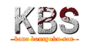 ＫＢＳ (kane bouryoku sex)