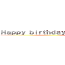 Ｈａｐｐｙ ｂｉｒｔｈｄａｙ Ｃａｌｉｓｔａ ()