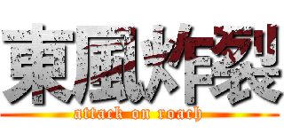 東風炸裂 (attack on roach)