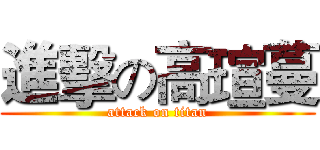 進擊の高瑄蔓 (attack on titan)