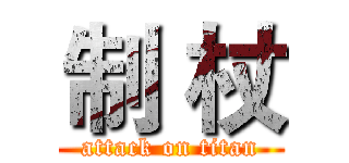 制 杖 (attack on titan)