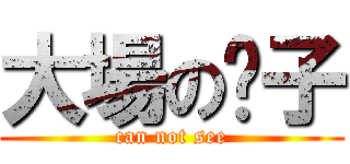 大場の脖子 (can not see)