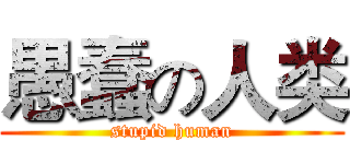 愚蠢の人类 (stupid human)