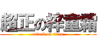 超正の梓童霜 (attack on titan)