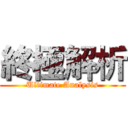 終極解析 (Ultimate Analysis)