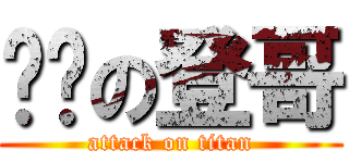 进击の登哥 (attack on titan)