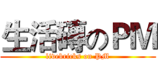 生活磚のＰＭ (livebricks on PM)