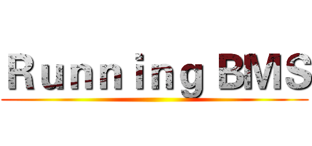 Ｒｕｎｎｉｎｇ ＢＭＳ ()