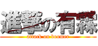 進撃の有霖 (attack on boomer)