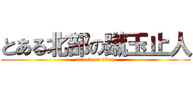 とある北部の蹴玉止人 (attack on titan)