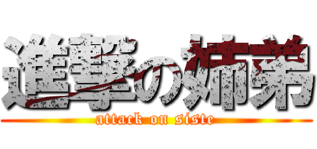 進撃の姉弟 (attack on siste)