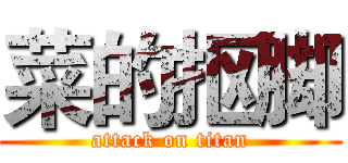 菜的抠脚 (attack on titan)