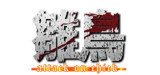 雛鳥 (attack on chick)