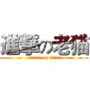 進撃の老猫 (attack on titan)